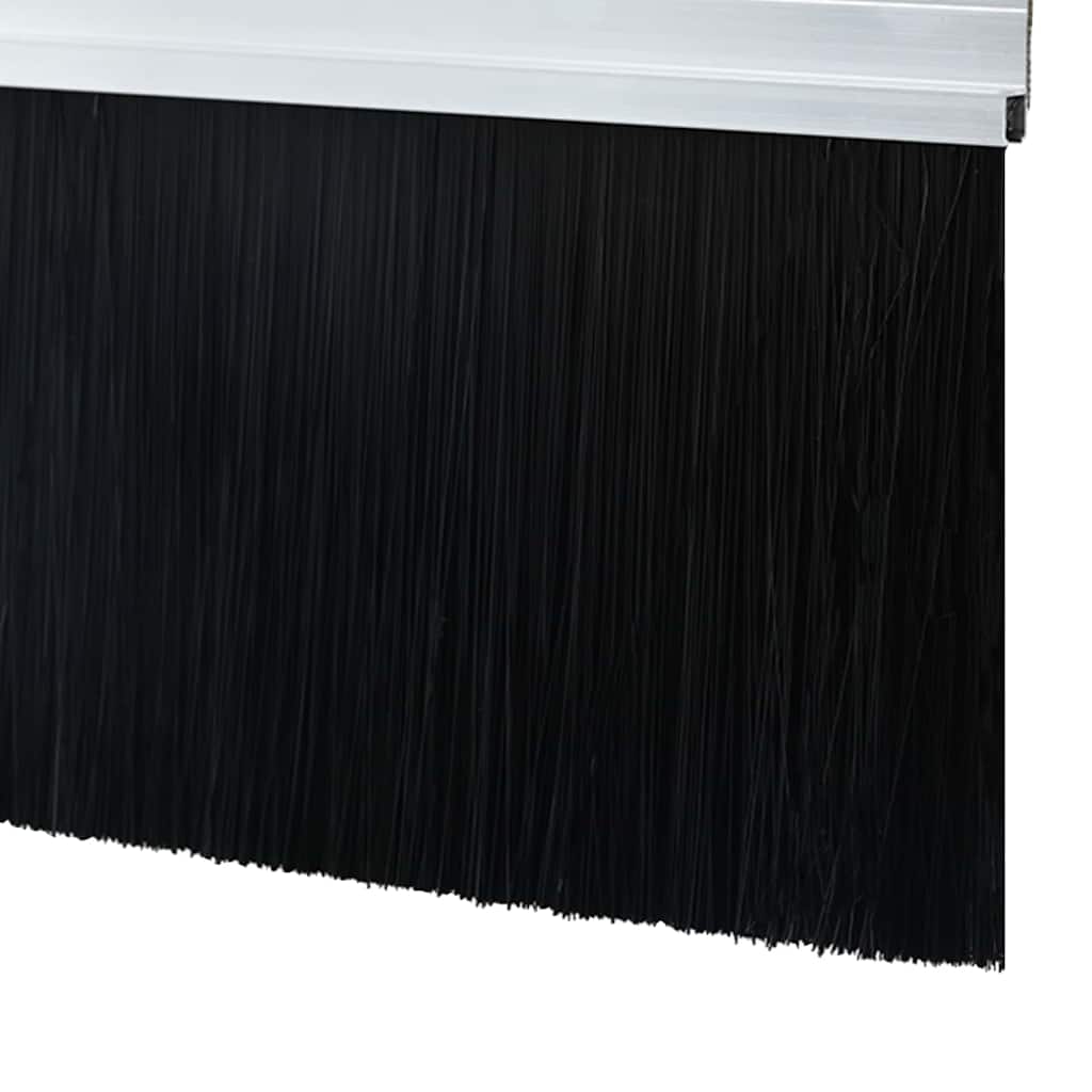 Aufsteck Türbürstendichtungen 6 pcs Silber 100 cm