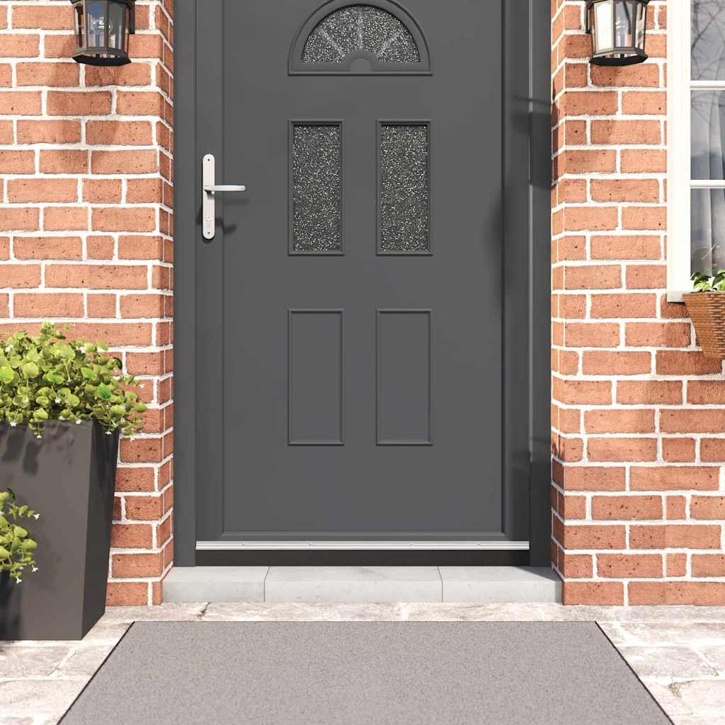 Aufsteck Türbürstendichtungen 6 pcs Silber 100 cm