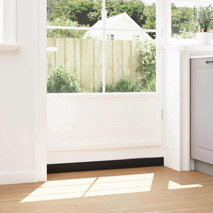 Aufsteck Türbürstendichtungen 12 pcs Silber 100 cm