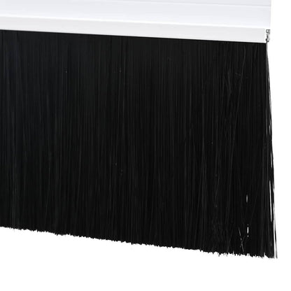 Aufsteck Türbürstendichtungen 2 pcs Weiß 100 cm