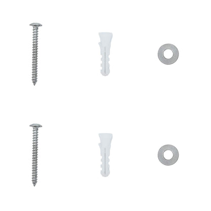 Wandmontierter Briefkasten mit Tür Bronze 40,5 x 16 x 45 cm