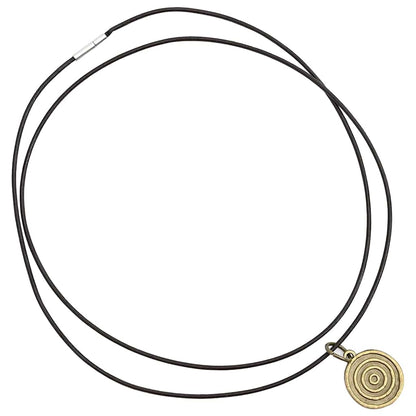 Leder Schnur Dunkelbraun Ø2 mm x 50 m Leder