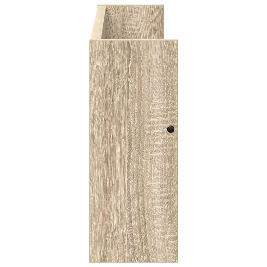 Magazinregal 2 pcs Sonoma-Eiche 60 x 12 x 30 cm Holzwerkstoff
