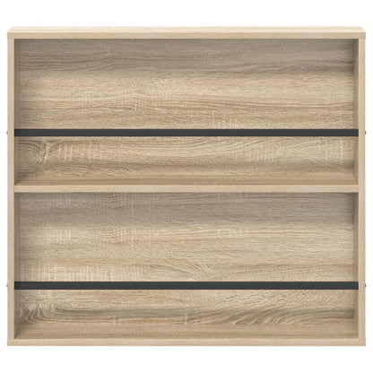 Magazinregal 2 pcs Sonoma-Eiche 80 x 12 x 70 cm Holzwerkstoff