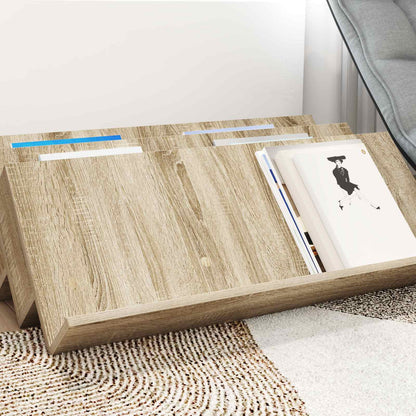 Magazinregal Sonoma-Eiche 90 x 53 x 28,5 cm Holzwerkstoff