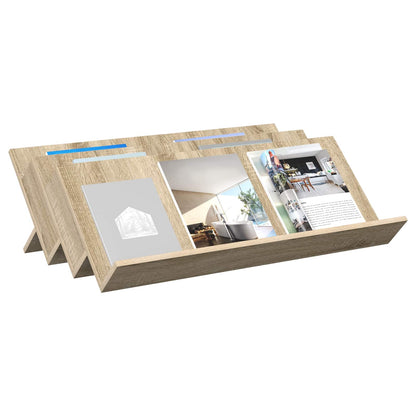 Magazinregal Sonoma-Eiche 90 x 53 x 28,5 cm Holzwerkstoff