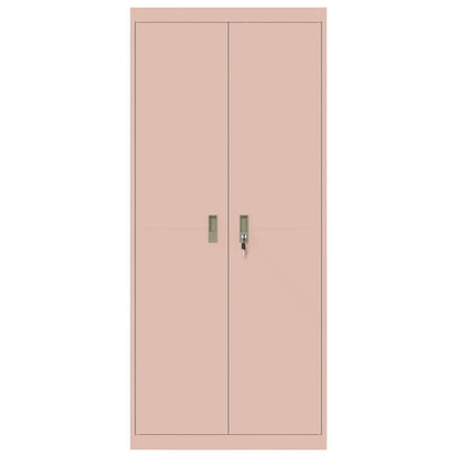 Aufbewahrungsschrank Rosa 80 x 40 x 180 cm Stahl