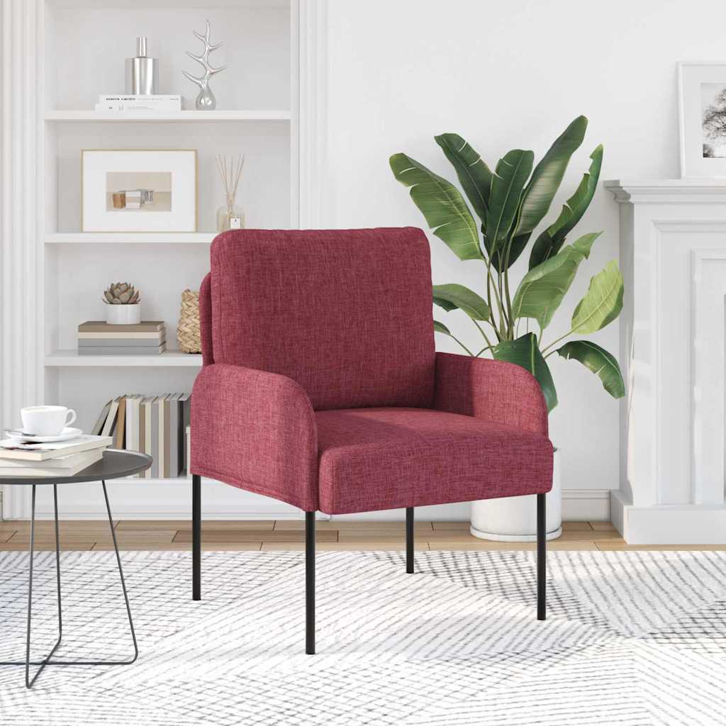 Sofas mit Kissen 55cm Weinrot Sperrholz