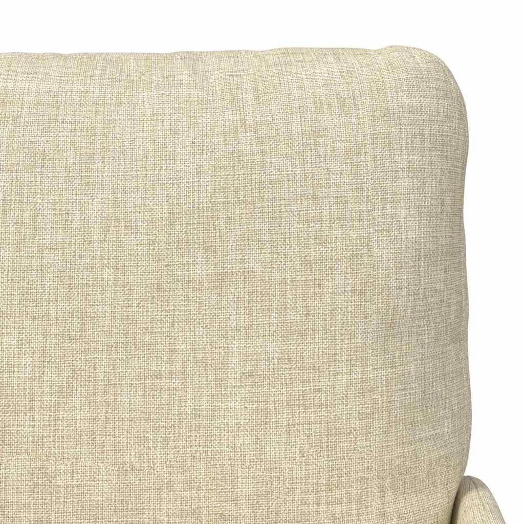 Sofas mit Kissen 55cm Creme Sperrholz
