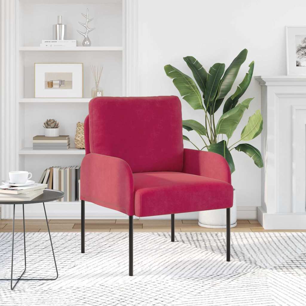 Sofas mit Kissen 55cm Weinrot Sperrholz