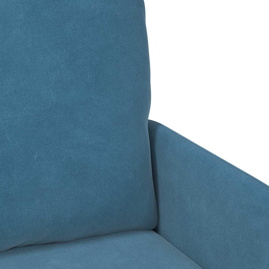 Sofas mit Kissen 110cm Blau Sperrholz