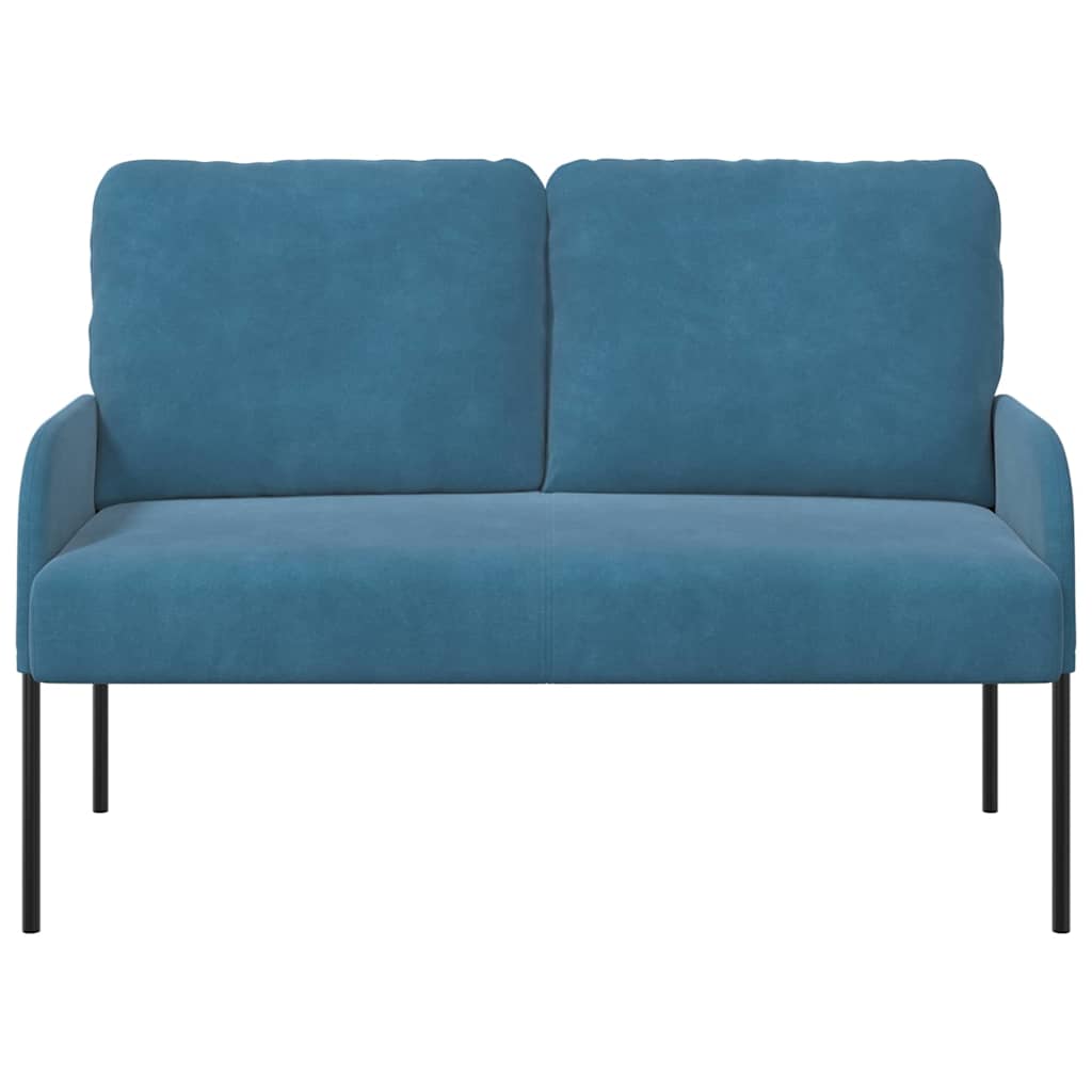 Sofas mit Kissen 110cm Blau Sperrholz