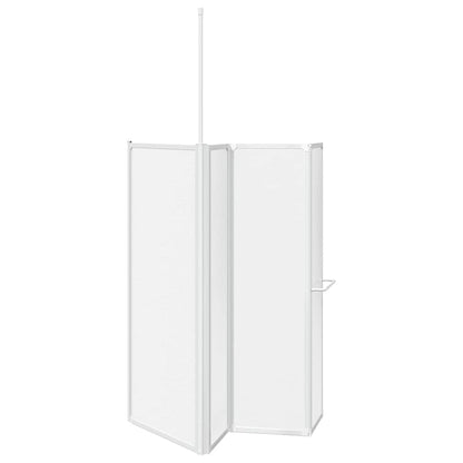 Badewannenbildschirm Matt 120 x 70 x 137 cm Aluminium