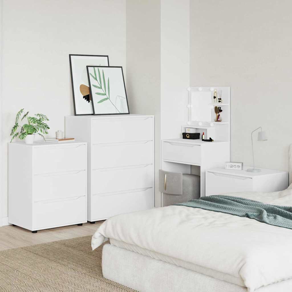 Stauraumschränke Weiß 80 x 48 x 105 cm Holzwerkstoff