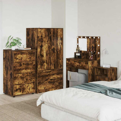 Stauraumschränke 2 pcs Geräucherte Eiche 60 x 48 x 105 cm