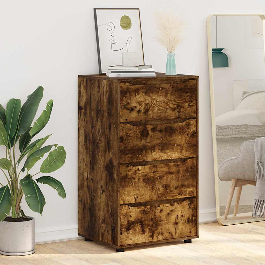 Stauraumschränke 2 pcs Geräucherte Eiche 60 x 48 x 105 cm