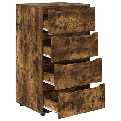 Stauraumschränke 2 pcs Geräucherte Eiche 60 x 48 x 105 cm