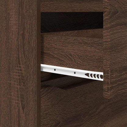 Stauraumschränke 2 pcs Braun Eichen-Optik 60 x 48 x 105 cm