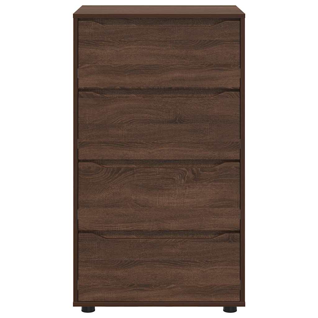 Stauraumschränke 2 pcs Braun Eichen-Optik 60 x 48 x 105 cm