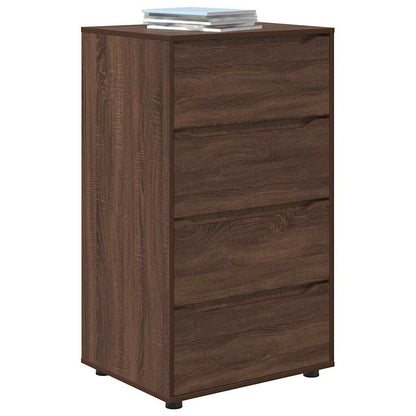 Stauraumschränke 2 pcs Braun Eichen-Optik 60 x 48 x 105 cm