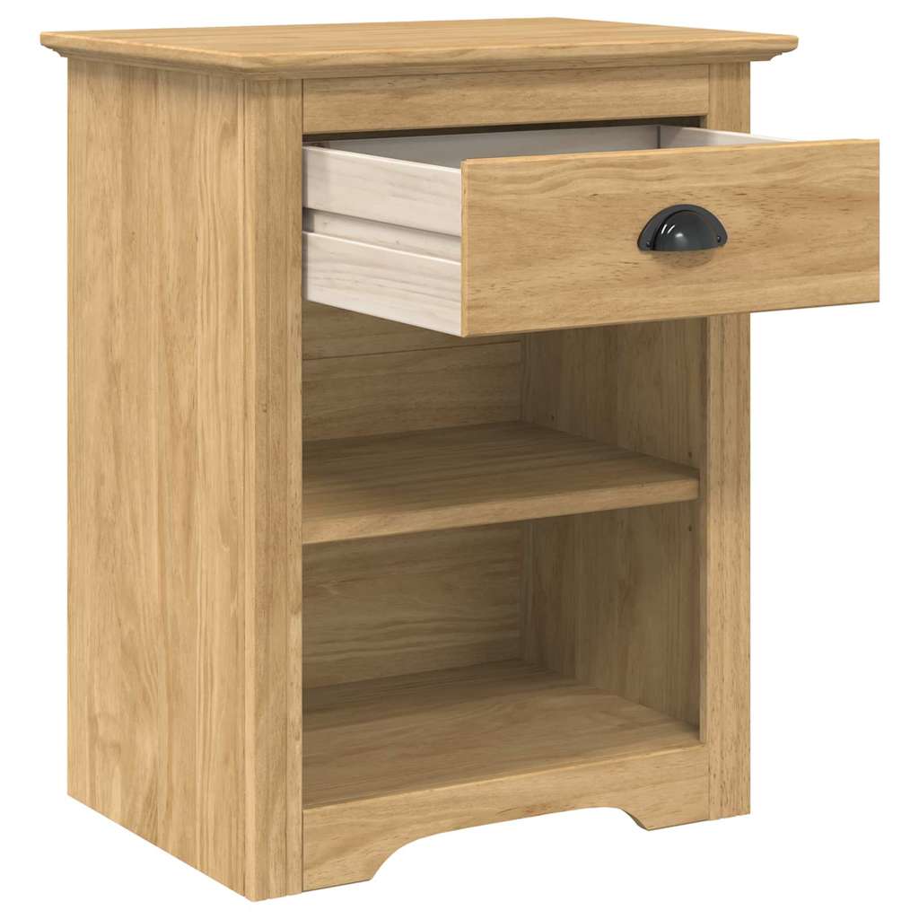 Nachttisch BODO Honigbraun 53 x 38,5 x 67 cm Holzwerkstoff