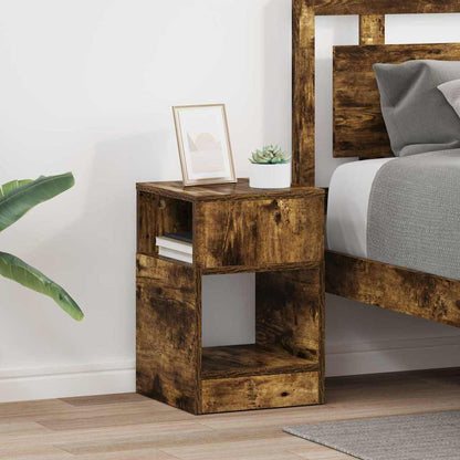 Beistelltisch 2 pcs Geräucherte Eiche 30,5 x 30 x 45 cm