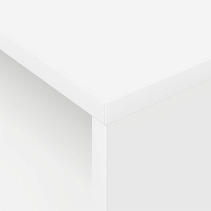 Beistelltisch Weiß 40,5 x 40 x 45 cm Holzwerkstoff