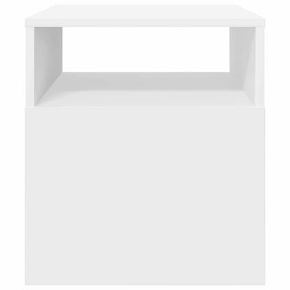 Beistelltisch Weiß 40,5 x 40 x 45 cm Holzwerkstoff