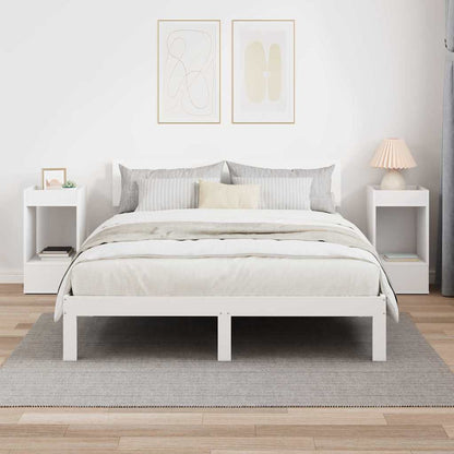 Beistelltisch 2 pcs Weiß 30 x 30 x 56 cm Holzwerkstoff