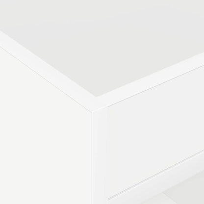 Beistelltisch Weiß 40 x 40 x 56 cm Holzwerkstoff