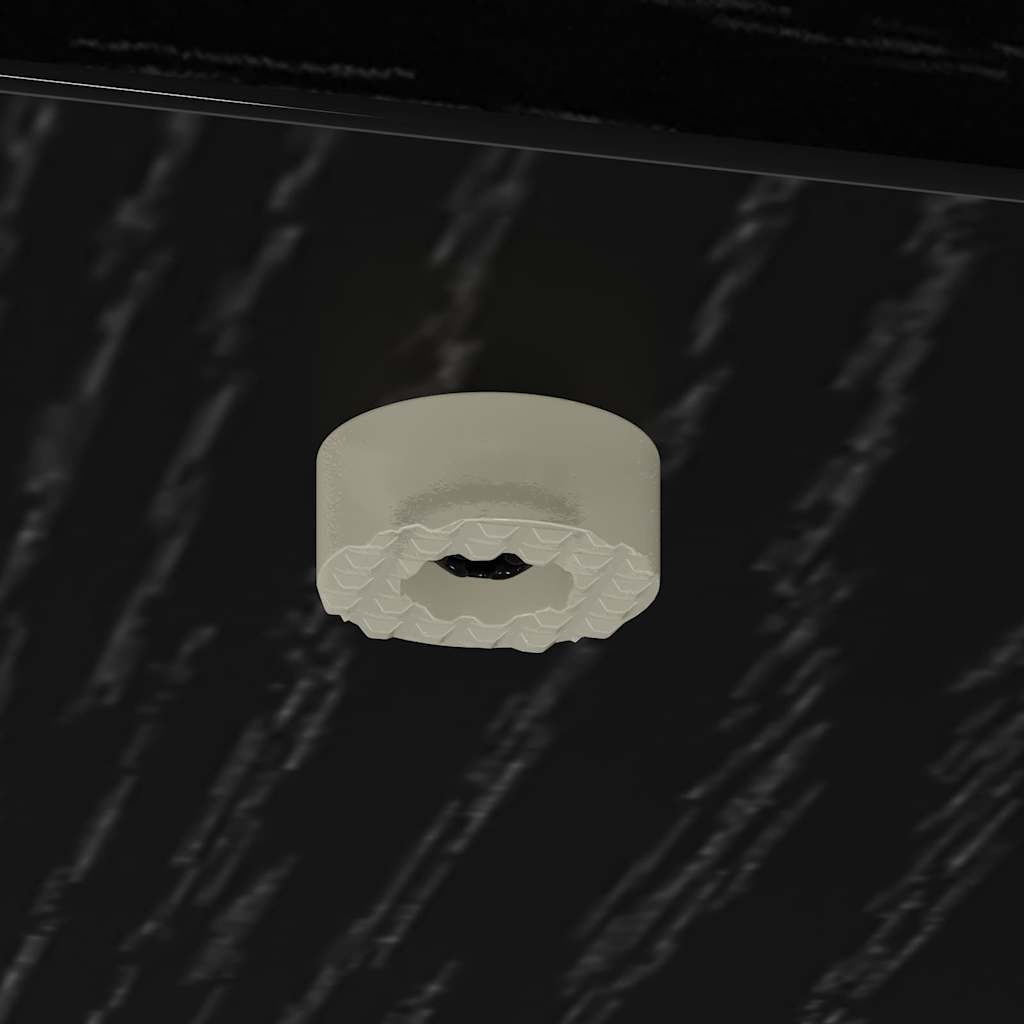 Beistelltisch Schwarz Eichen-Optik 40 x 40 x 56 cm