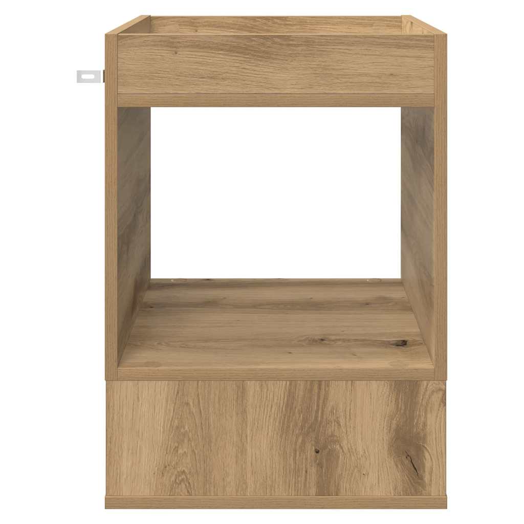 Beistelltisch 2 pcs Artisan-Eiche 40 x 40 x 56 cm Holzwerkstoff