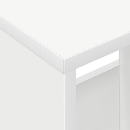 Magazinregal Weiß 102 x 30 x 45 cm