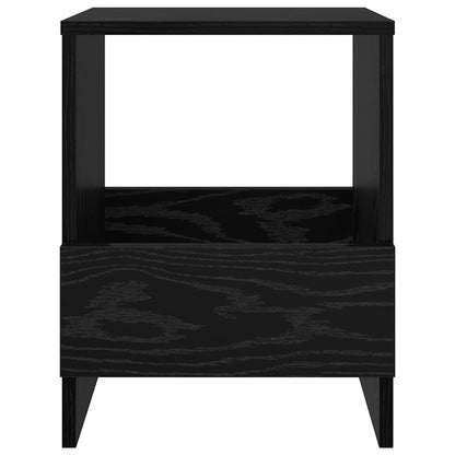 Magazinregal Schwarz Eichen-Optik 35 x 30 x 45 cm