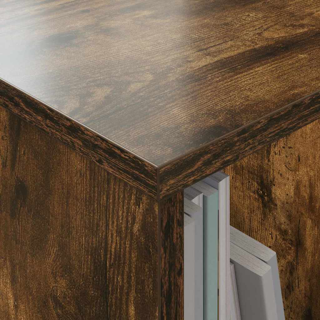 Magazinregal 2 pcs Geräucherte Eiche 35 x 30 x 45 cm