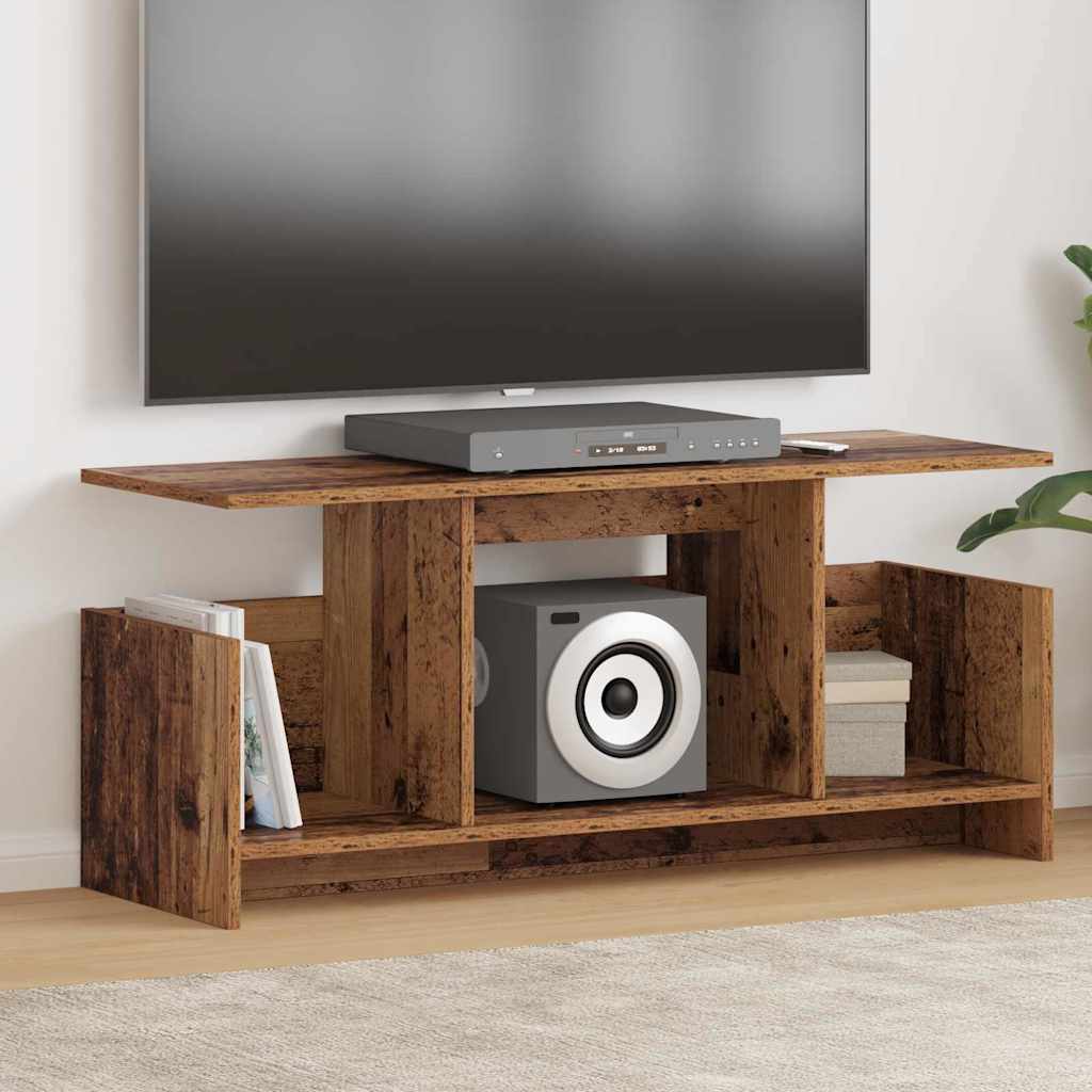 TV-Ständer Altholz 102 x 35 x 45 cm Holzwerkstoff