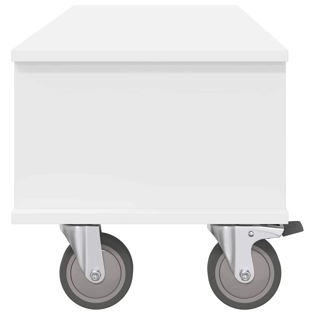 TV-Ständer Weiß 100 x 35 x 35 cm Holzwerkstoff