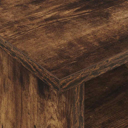 TV-Ständer Geräucherte Eiche 100 x 35 x 35 cm Holzwerkstoff