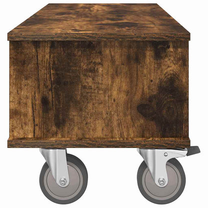 TV-Ständer Geräucherte Eiche 100 x 35 x 35 cm Holzwerkstoff