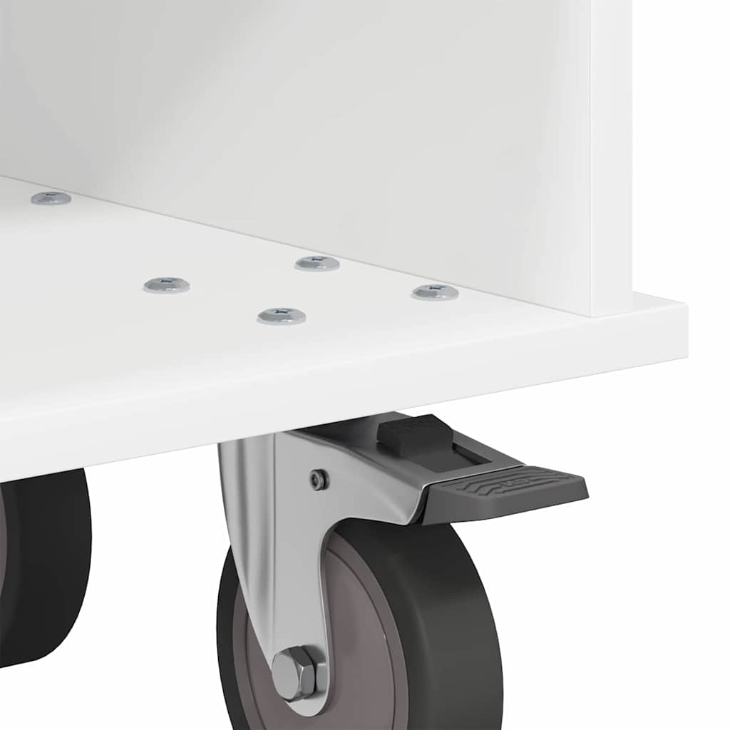 TV-Ständer Weiß 68,5 x 35 x 35 cm Holzwerkstoff