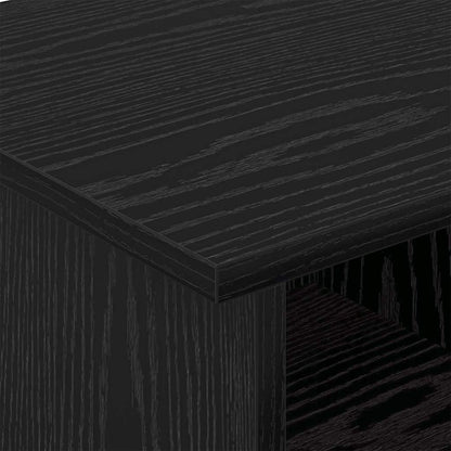 TV-Ständer Schwarz Eichen-Optik 68,5 x 35 x 35 cm Holzwerkstoff