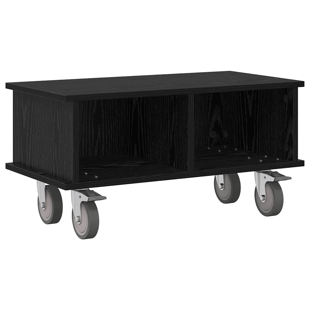 TV-Ständer Schwarz Eichen-Optik 68,5 x 35 x 35 cm Holzwerkstoff