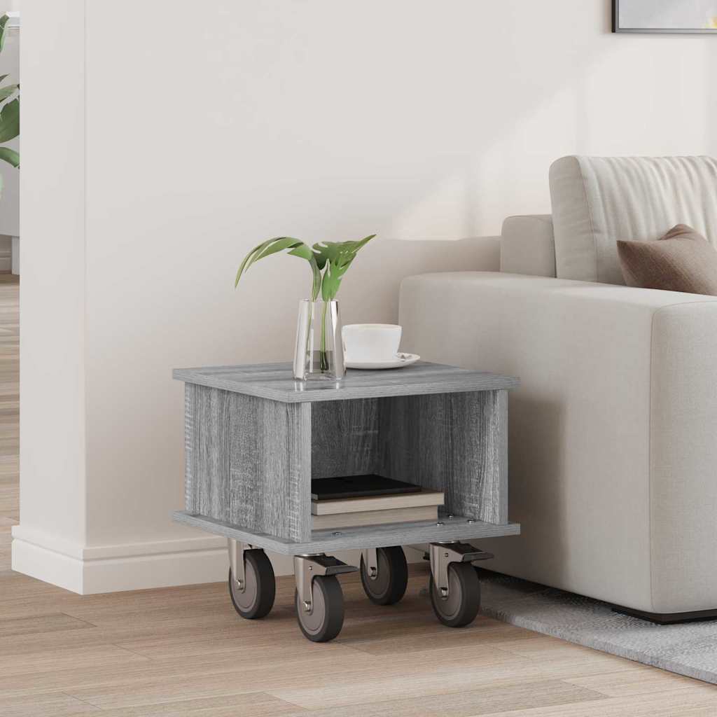 TV-Ständer Graues Sonoma 37 x 35 x 35 cm Holzwerkstoff