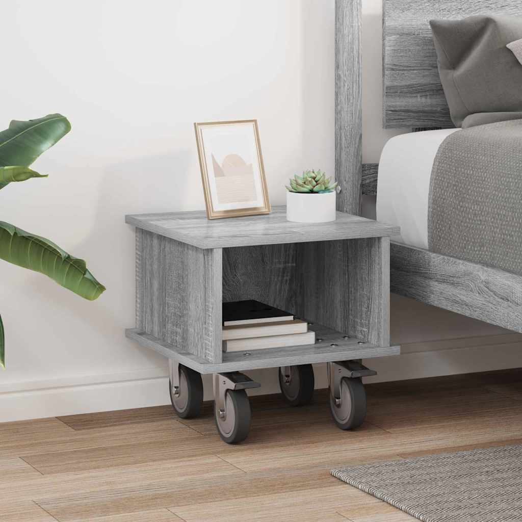 TV-Ständer Graues Sonoma 37 x 35 x 35 cm Holzwerkstoff