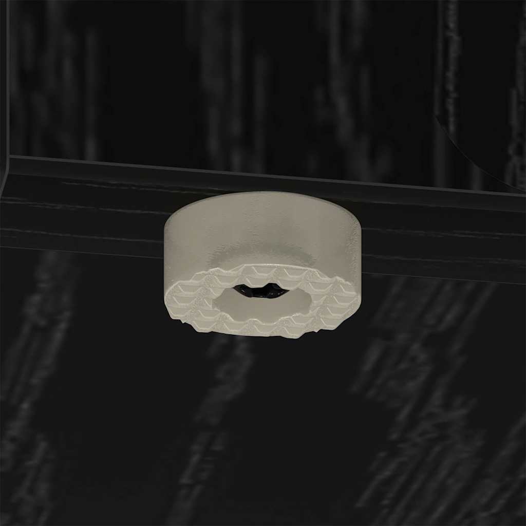 Beistelltisch Schwarz Eichen-Optik 37 x 32 x 40 cm