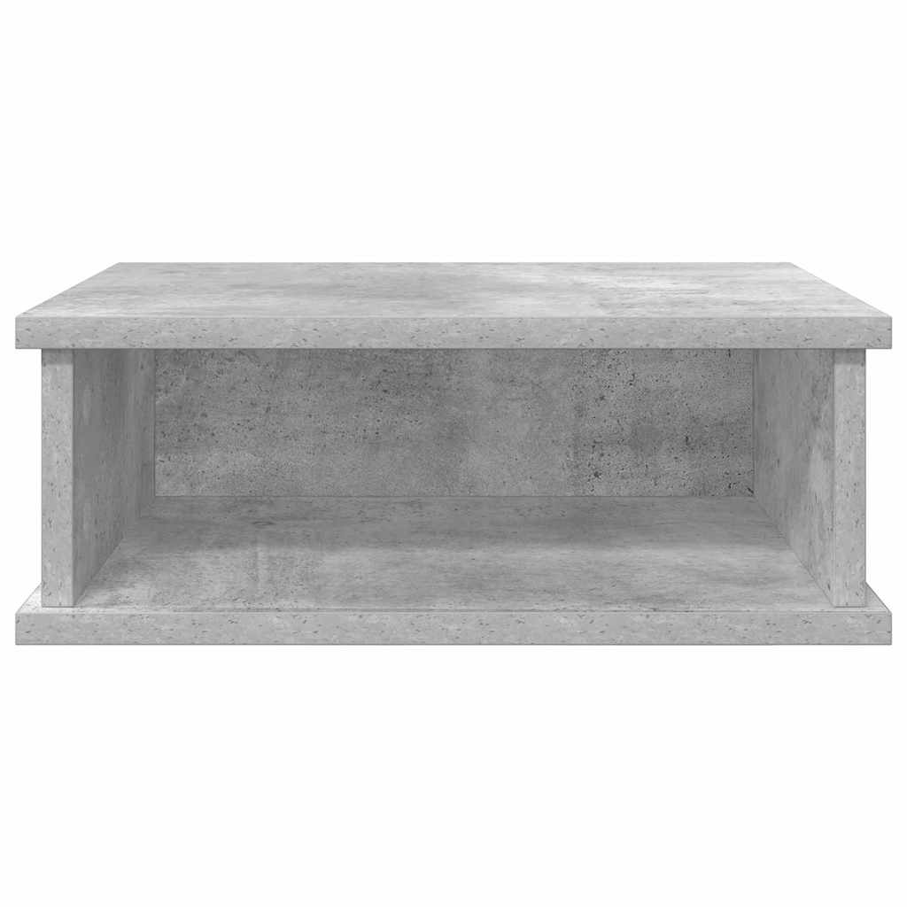 Nachttisch 2 pcs Beton Grau 40 x 31 x 15 cm Holzwerkstoff