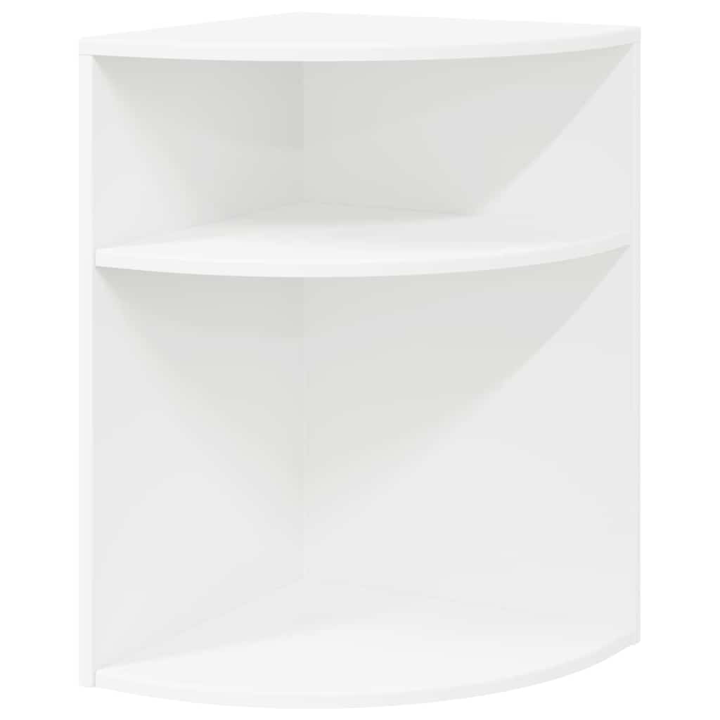 Beistelltisch Weiß 39,7 x 39,7 x 60 cm Holzwerkstoff