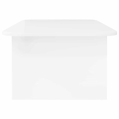 Couchtisch Hochglanz Weiß 93 x 53 x 33 cm Holzwerkstoff