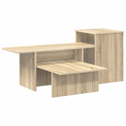 Konsolentisch Sonoma-Eiche 91,5 x 35 x 38,5 cm Holzwerkstoff