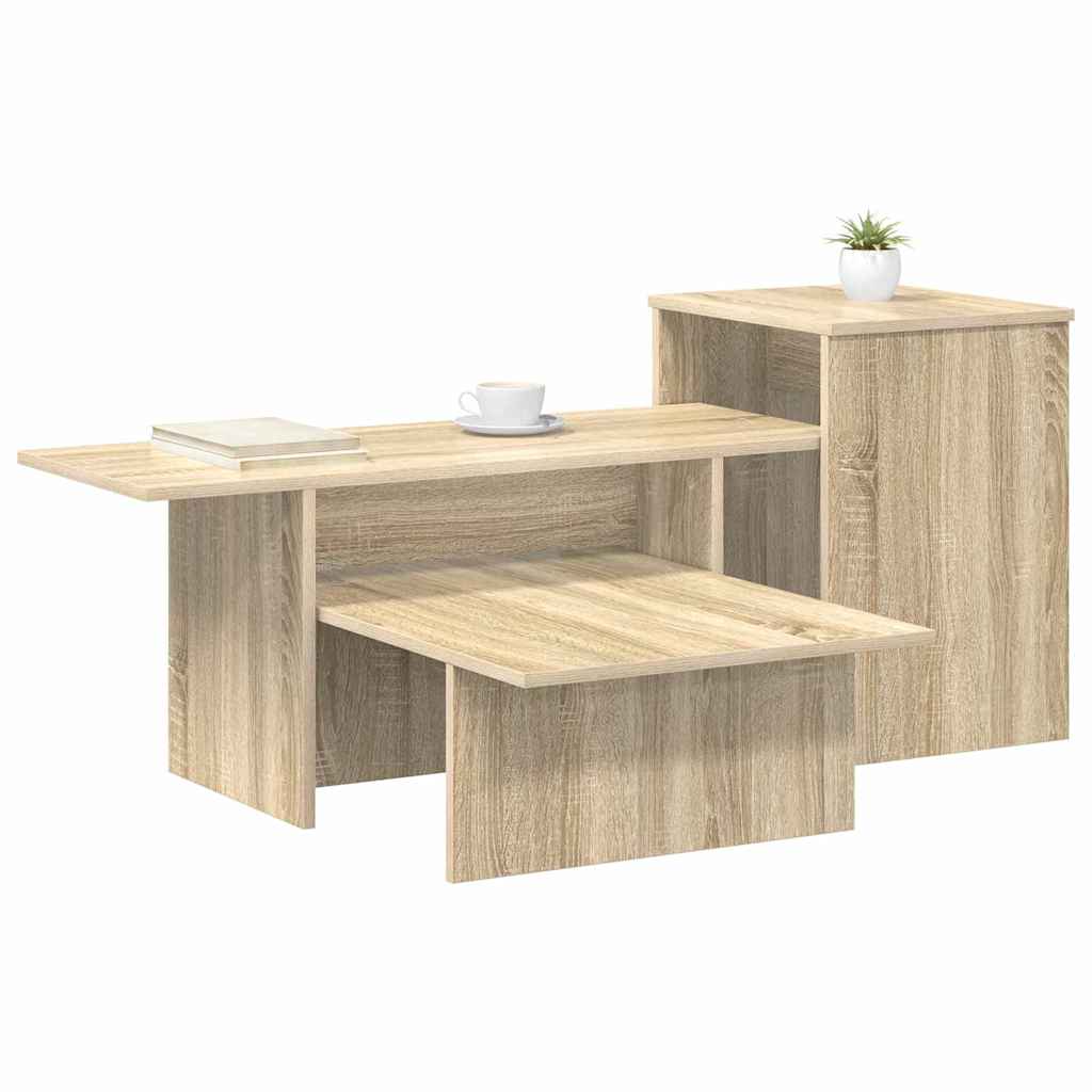 Konsolentisch Sonoma-Eiche 91,5 x 35 x 38,5 cm Holzwerkstoff